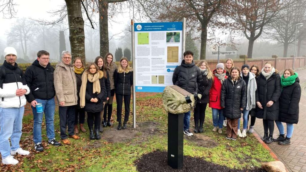 Ein Zeichen gegen das Vergessen in Brake Gymnasium Brake